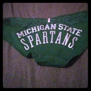 MSU PINK! lace hiphugger
